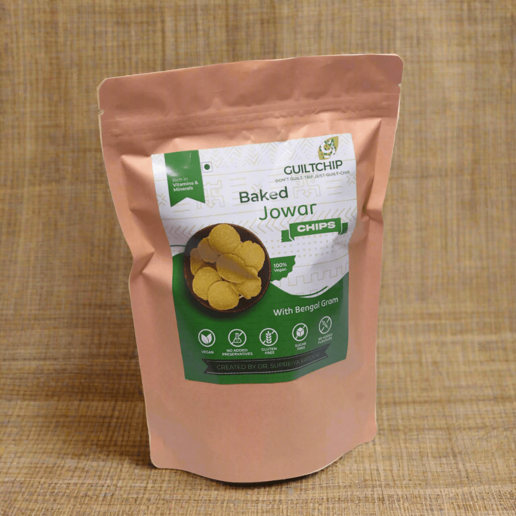 Baked Jowar Chips with Bengal gram 150 g | Verified Sustainable by Brown Living™