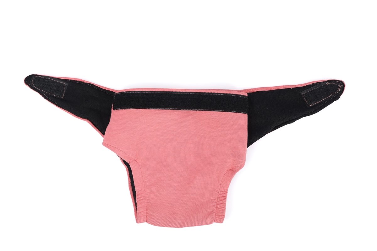 Bamboo Fabric Kids Baby Diaper | Pack of 2 | 1 Free Size Liner for Extra Comfort – Baby Diapers on Brown Living™. SKU: BABY - DIAPER - PINK - BLK. Img 4.