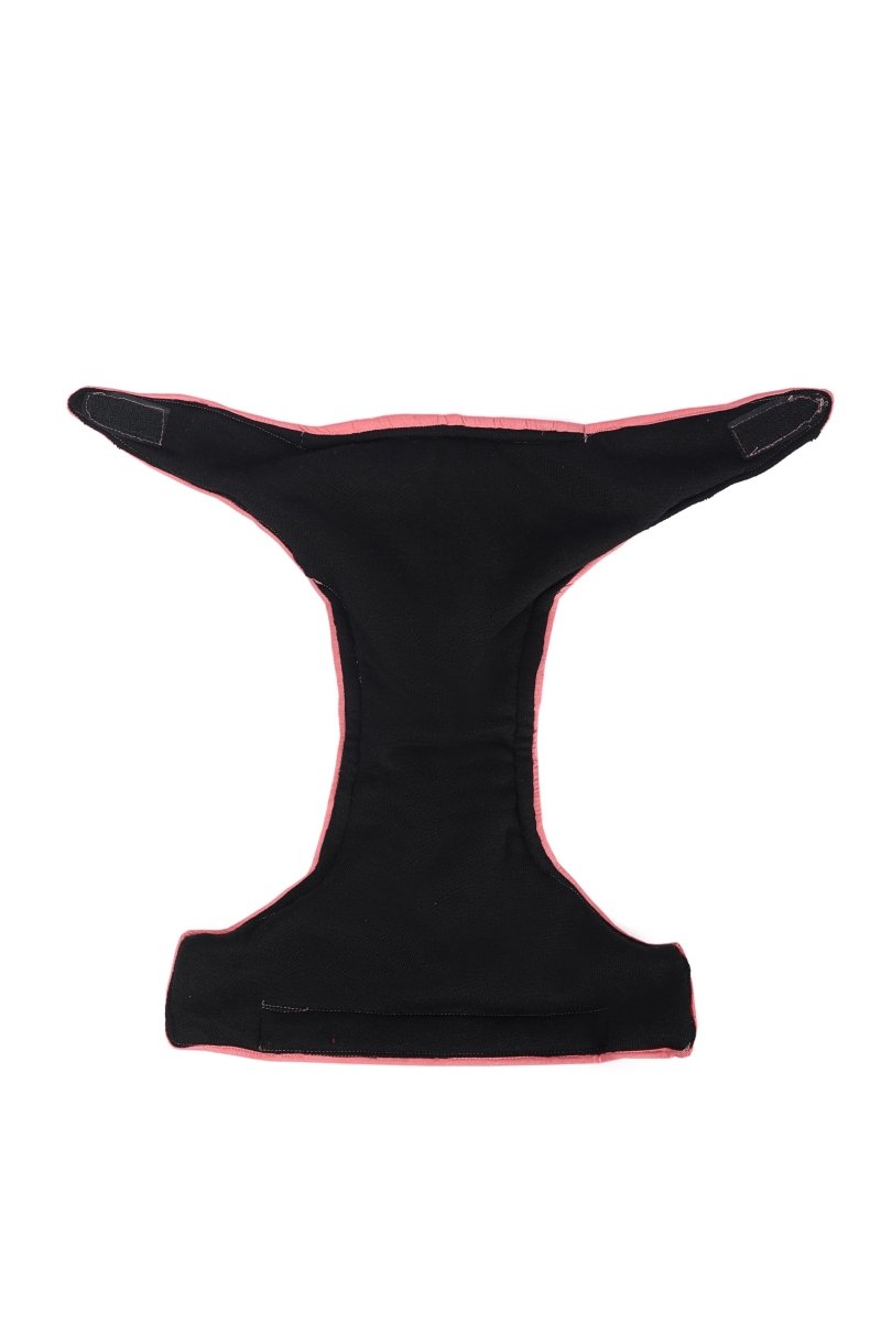 Bamboo Fabric Kids Baby Diaper | Pack of 2 | 1 Free Size Liner for Extra Comfort – Baby Diapers on Brown Living™. SKU: BABY - DIAPER - PINK - BLK. Img 3.