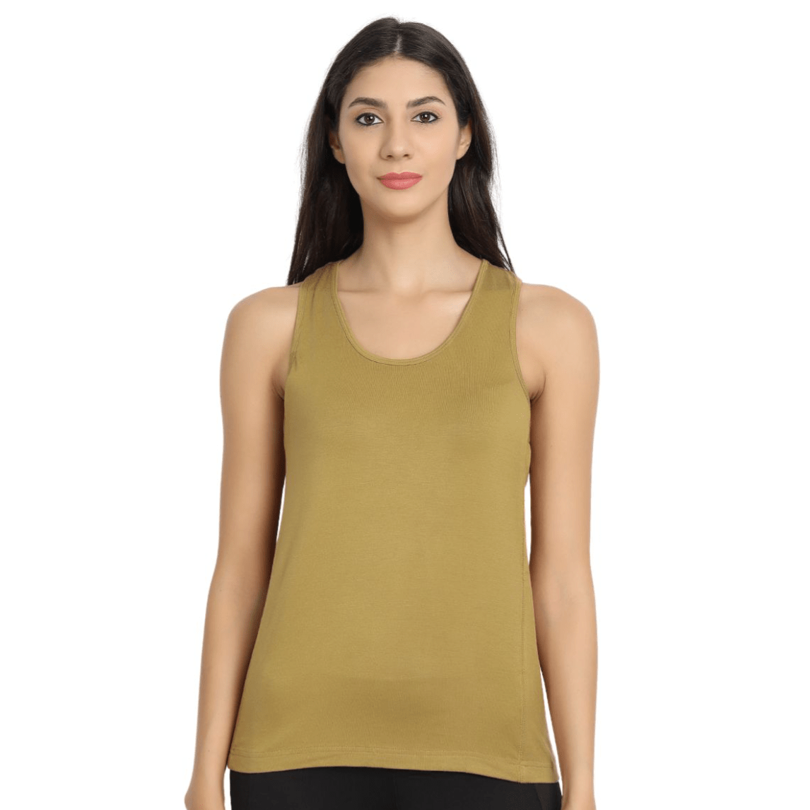 Bamboo Fabric Olive Runner Vest | Verified Sustainable by Brown Living™
