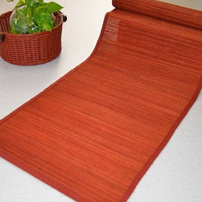 Bamboo Plain Table Runner | Verified Sustainable by Brown Living™