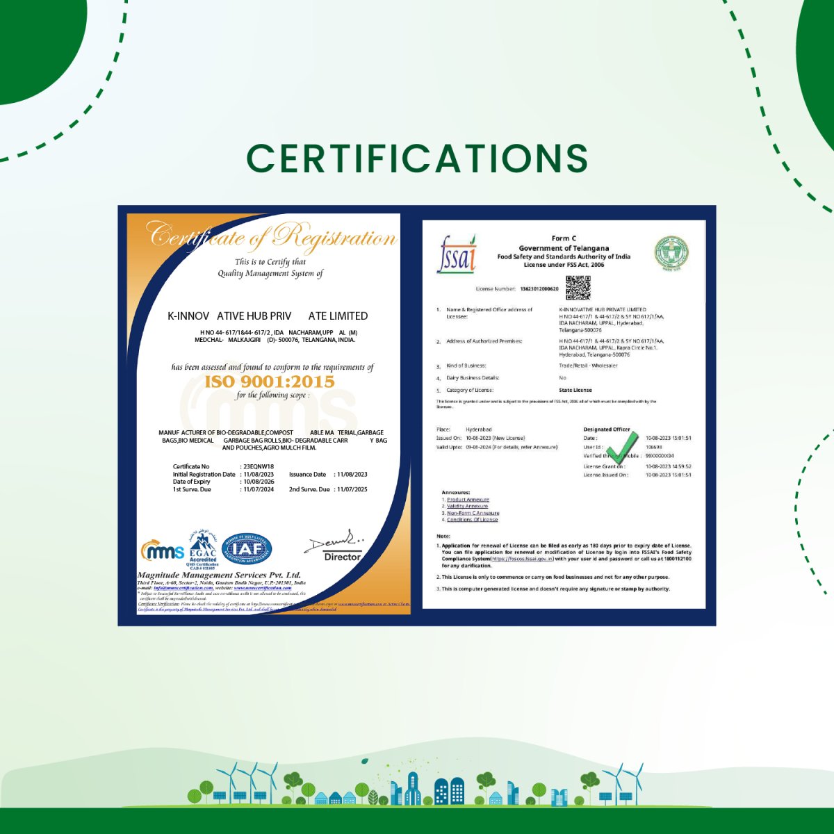 Biodegradable and Compostable U - cut Carry Bags | Multi purpose bags – Packing Materials on Brown Living™. SKU: U - cut 8X12(190pcs)500gms Capacity. Img 4.