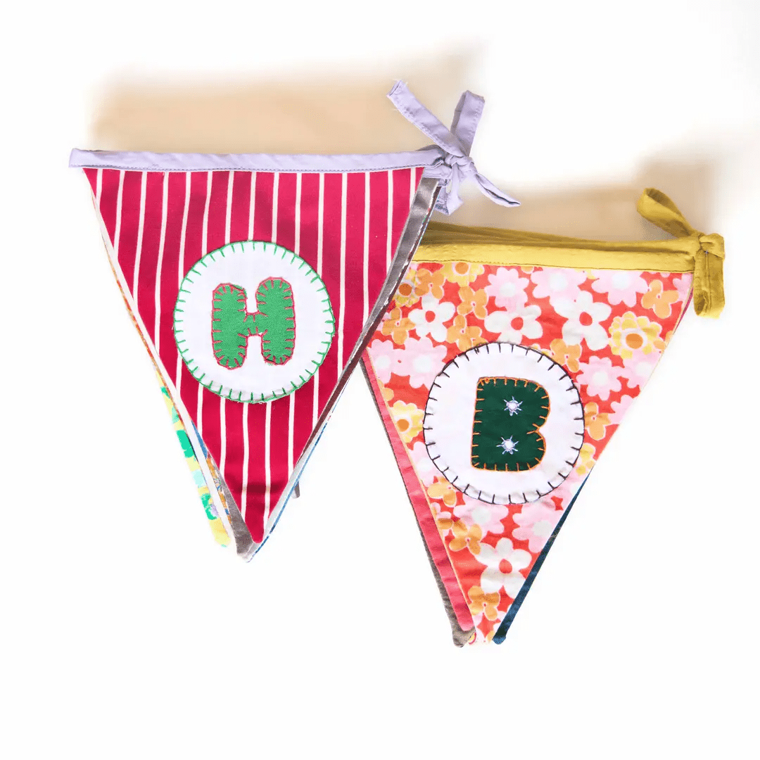 Birthday Combo - Happy Birthday Banner + Personalised Name Banner | Verified Sustainable by Brown Living™