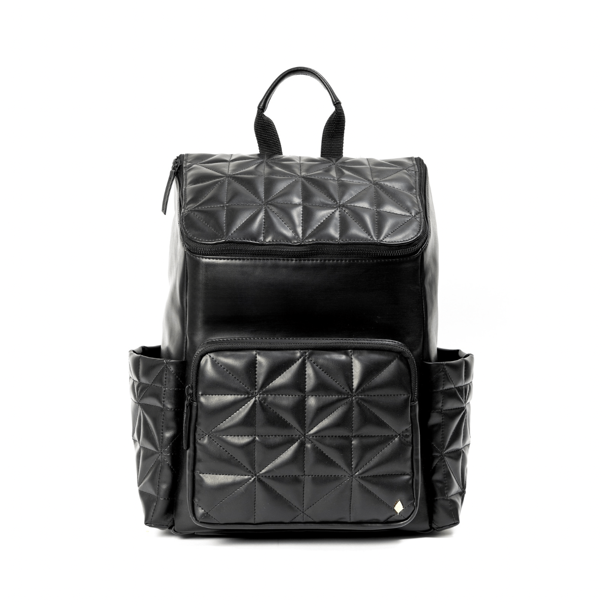 Black Noir Vegan Leather Bagpack | Verified Sustainable by Brown Living™