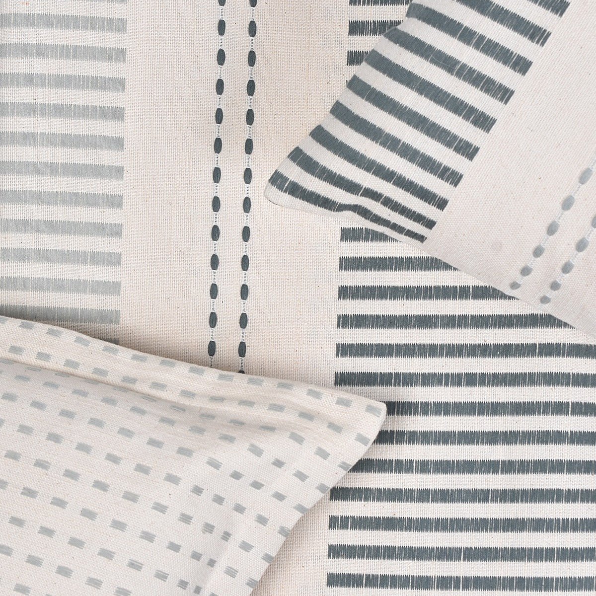Bliss Stripes Bedcover Set – Bed Linens on Brown Living™. SKU: TGW110043. Img 4.