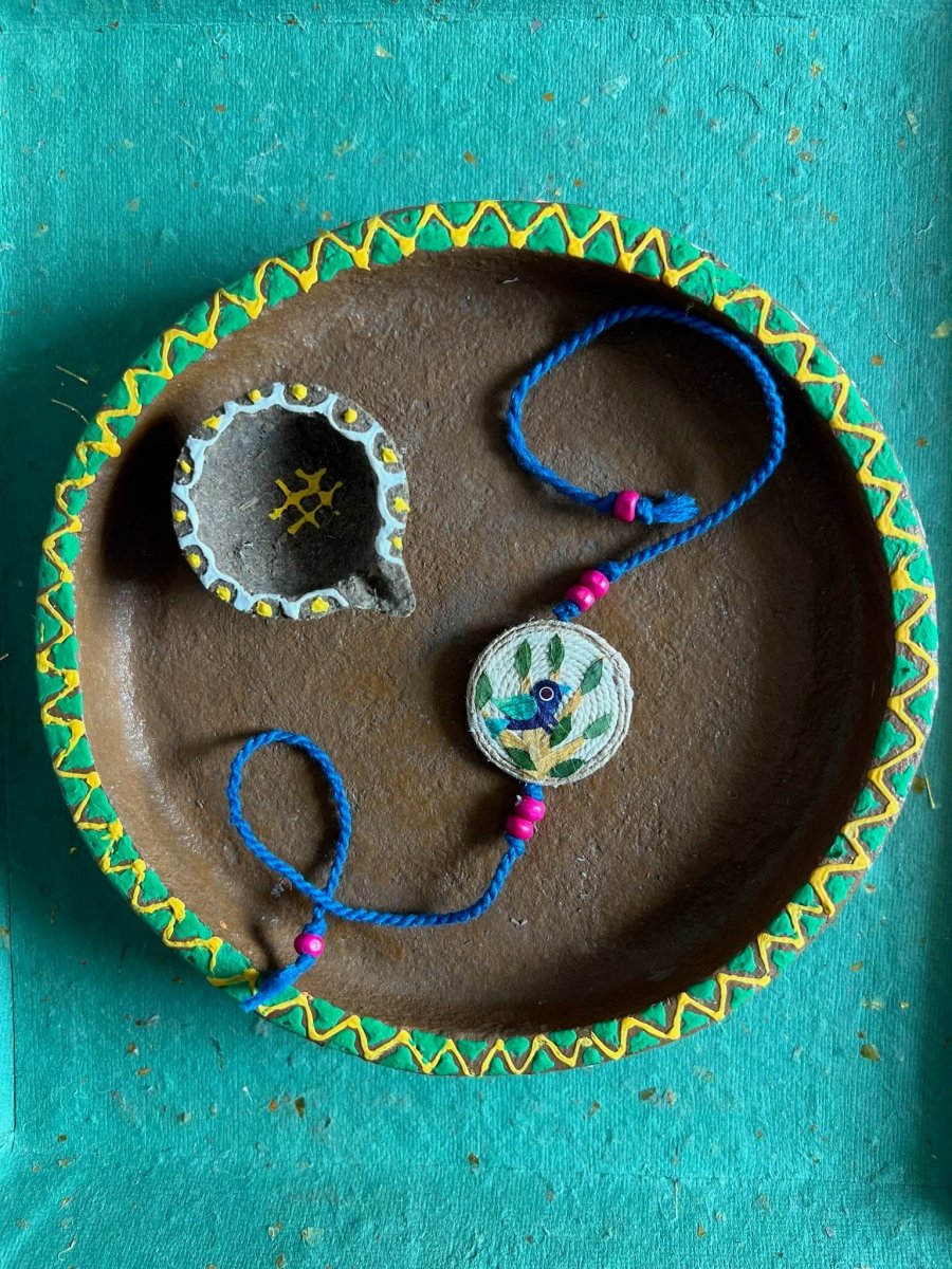 Bluebird Plantable Rakhi – Rakhi on Brown Living™. SKU: GRERA05. Img 2.