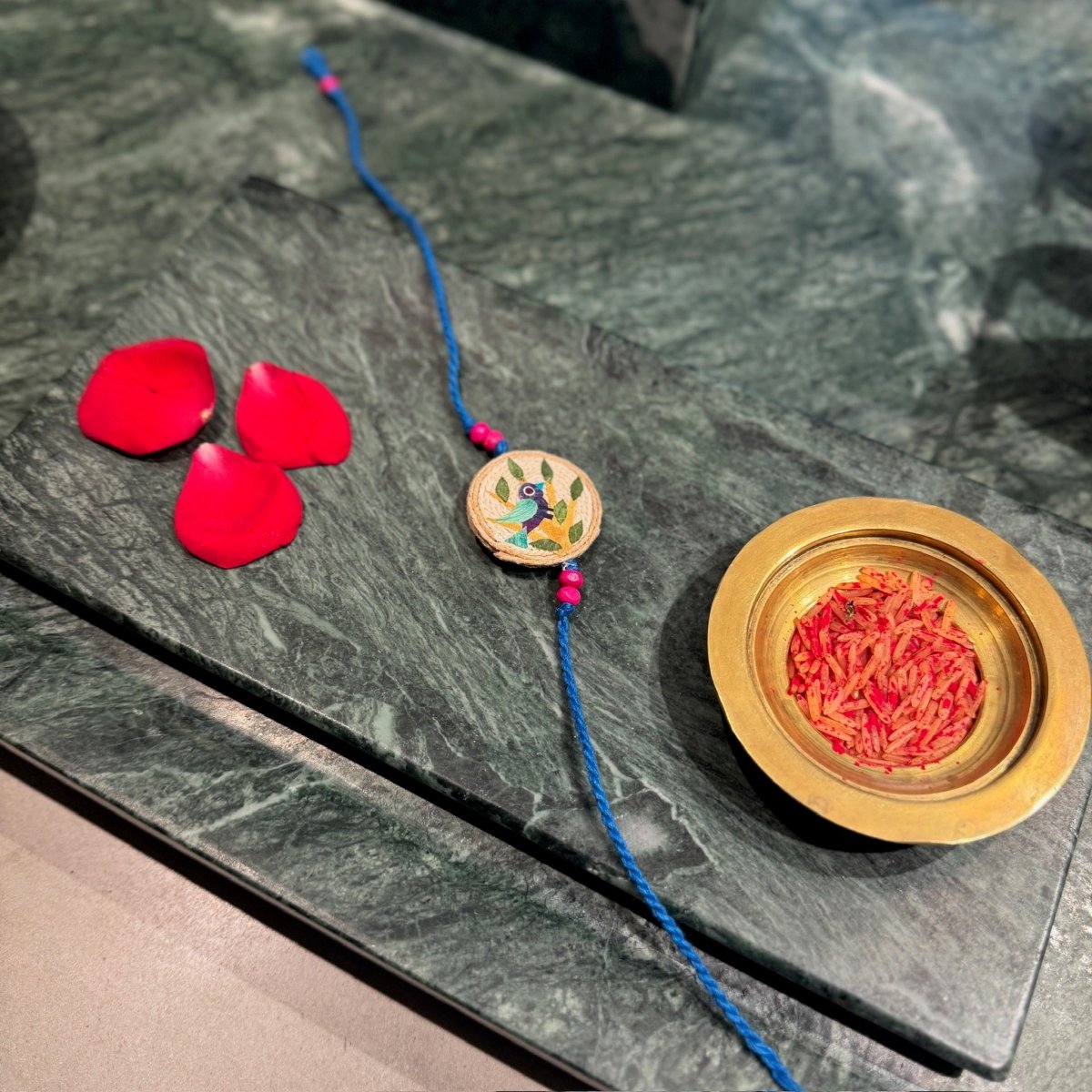 Bluebird Plantable Rakhi – Rakhi on Brown Living™. SKU: GRERA05. Img 3.