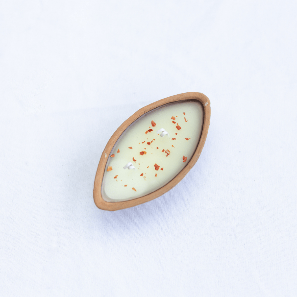 Boat Mitti Diya Candles in Sandalwood Scent - Set of 6 | Verified Sustainable by Brown Living™
