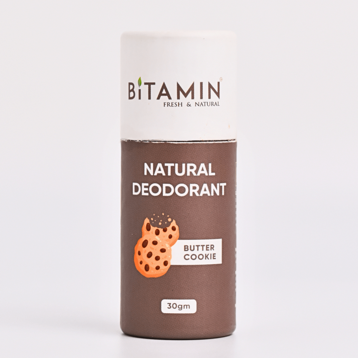 Butter Cookie Natural Deodorant - 30g – Deodorant on Brown Living™. SKU: buttercookie. Img 1.