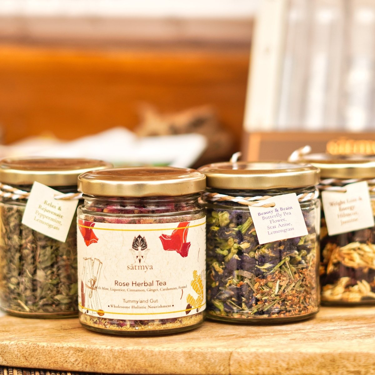 Butterfly Pea Flower Tea - Vibrant Blue Antioxidant Tea - 30g – Tea on Brown Living™. SKU: butte_30gms. Img 4.