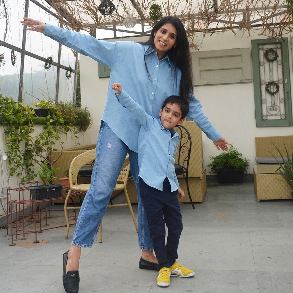 Jeans Matching Shirt Girls Stylish Denim Shirt For Girls Jean