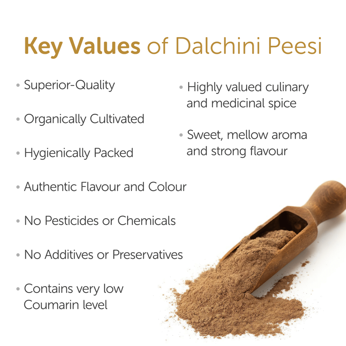 Cinnamon Powder 100g - Organic, Perfect for Cooking & Baking – Seasonings & Spices on Brown Living™. SKU: 2HS_CPC - 1H. Img 3.