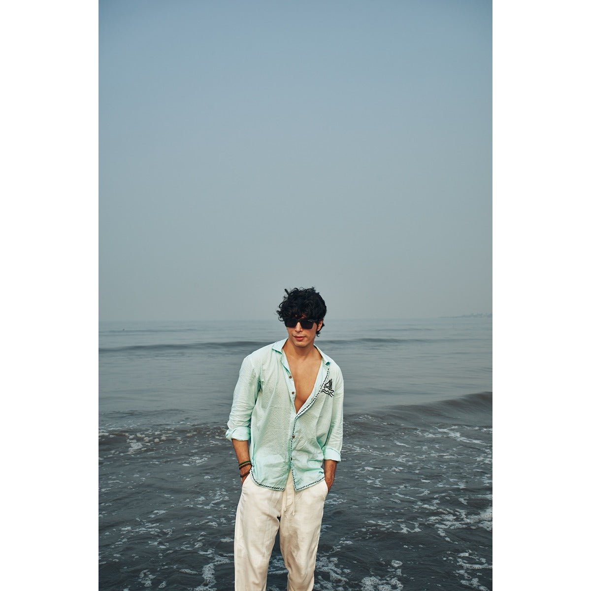 Coastal Stitch Shirt – Ocean - Inspired Comfort | Verified Sustainable by Brown Living™