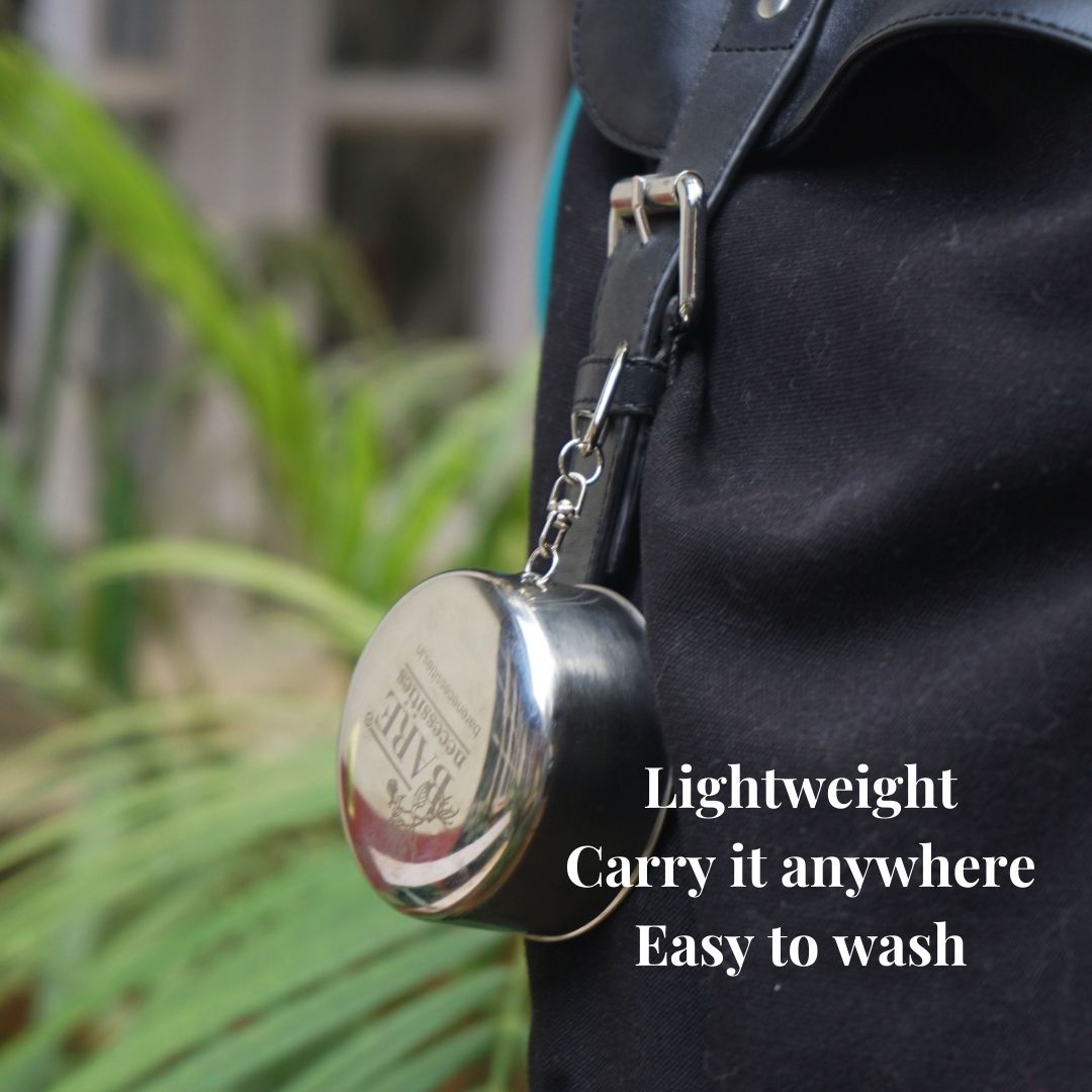 Collapsible Travel Mug | Portable Glass for Drinking Tea, Coffee, Milk, Juice - 150ml – Glasses & Tumblers on Brown Living™. SKU: 044 - 02968 - L0021 - 1. Img 4.