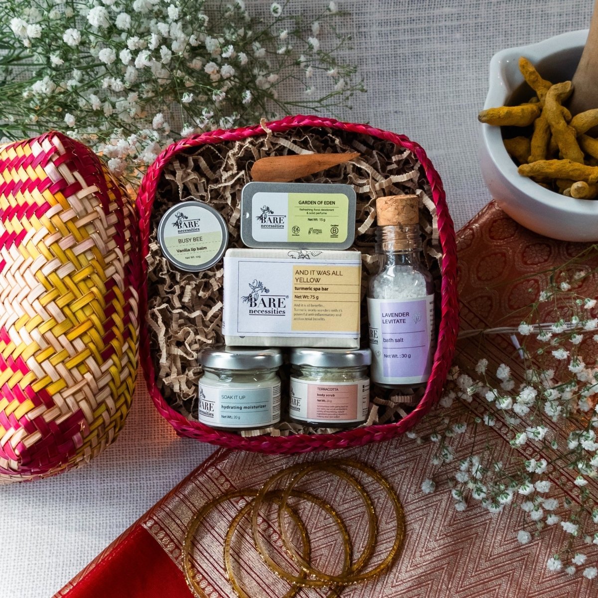 Conscious Couple Gift Set| Sustainable Wedding Gift for Bride & Groom – Gift Giving on Brown Living™. SKU: BNWD02 - 1. Img 1.