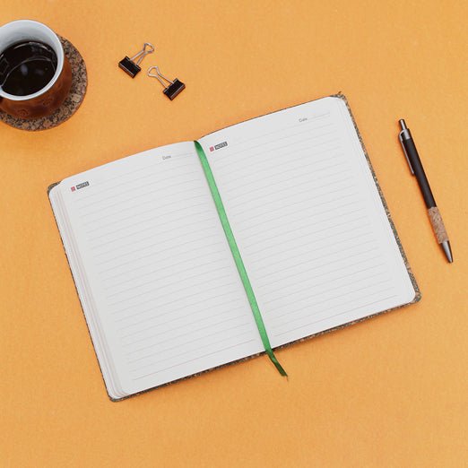 Sustainable Cork Diary – Notebooks & Notepads on Brown Living™. SKU: DiaryG - n. Img 2.