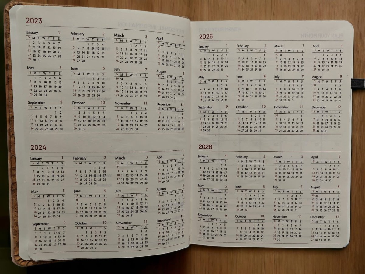 Cork Planner with Bamboo Pen – Notebooks & Notepads on Brown Living™. SKU: OEPC1. Img 4.