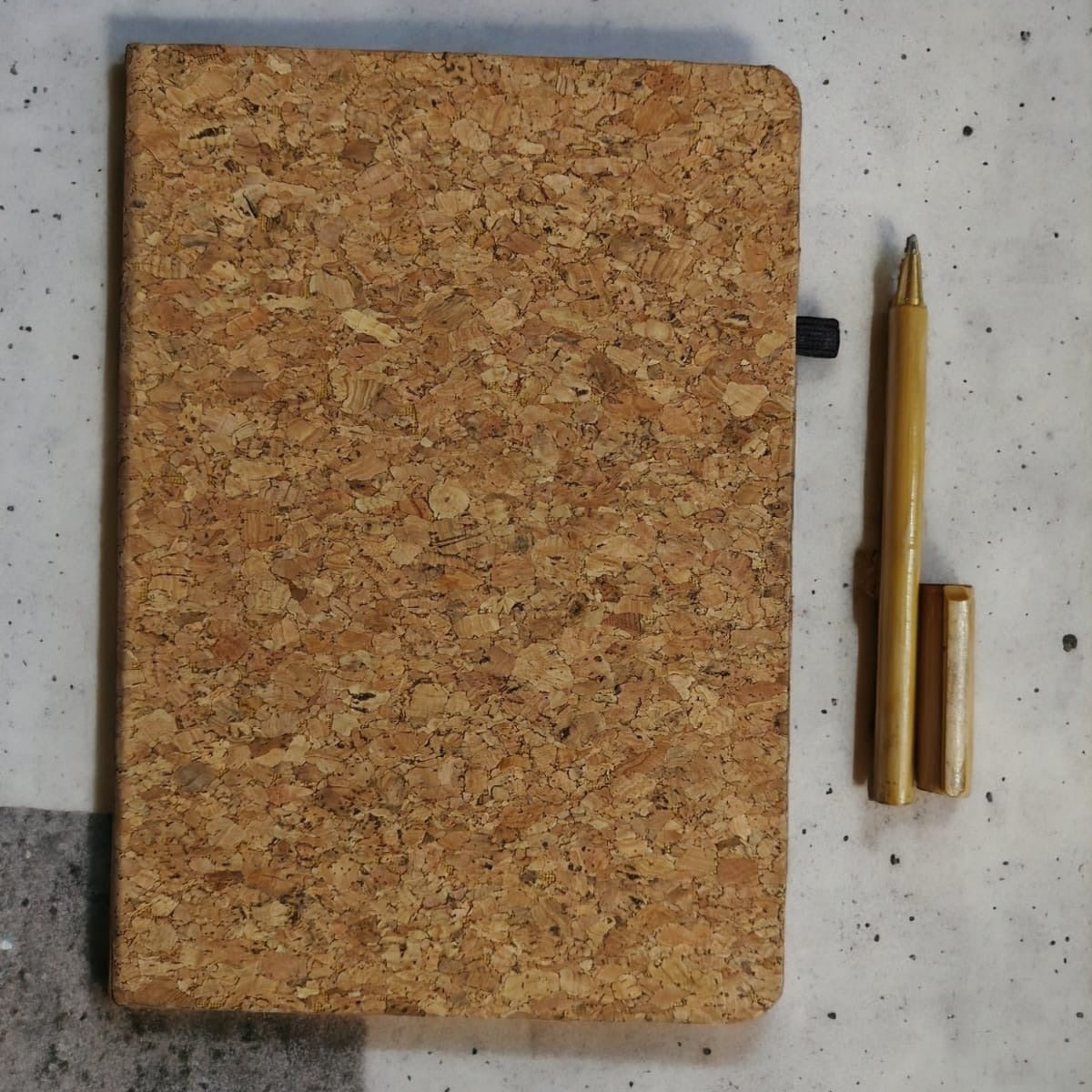 Cork Planner with Bamboo Pen – Notebooks & Notepads on Brown Living™. SKU: OEPC1. Img 2.