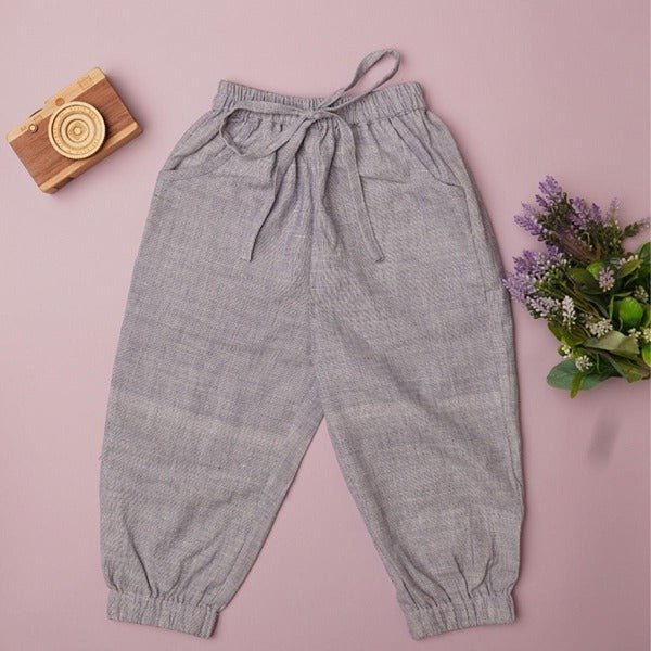 Cotton Comfort Joggers - For Him and For Her – Kids Pants on Brown Living™. SKU: SCUB(Pu) - 03. Img 1.