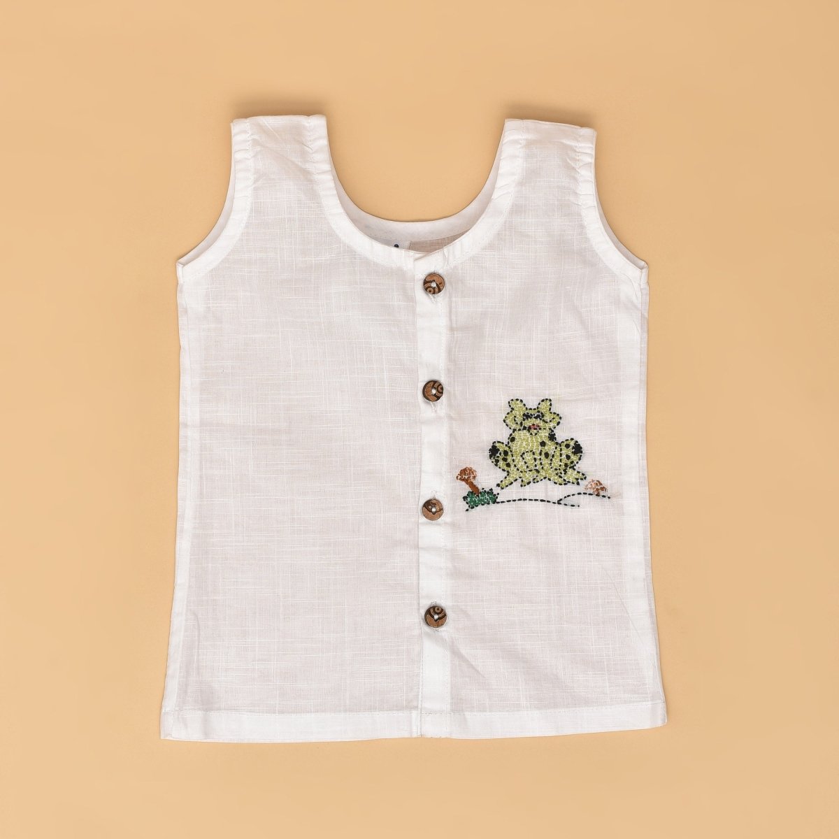Day & Night Critters Jabla (Sun, Frog and Night Owl Design) - Pure Cotton Baby Jabla Set of 3 | Verified Sustainable by Brown Living™