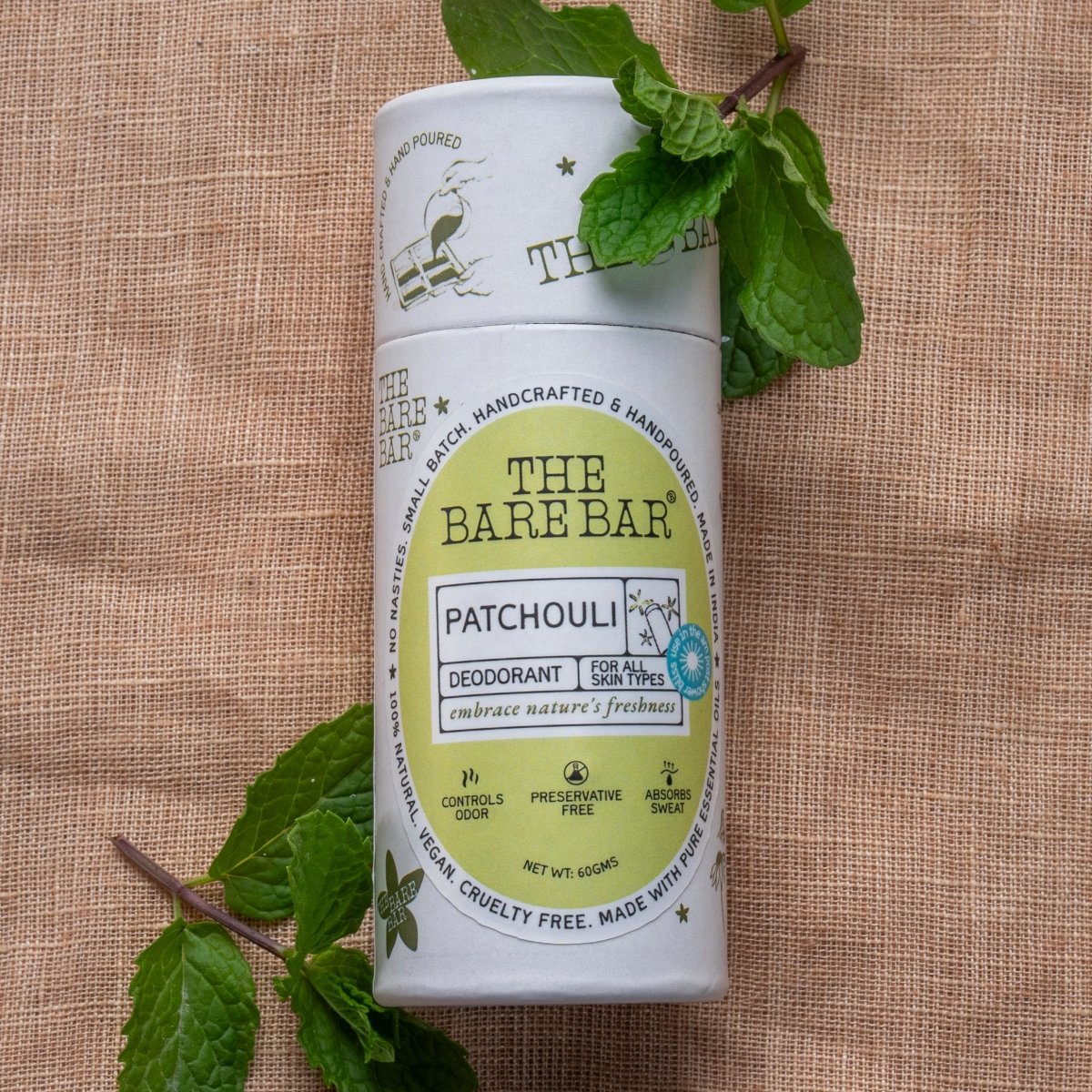 Earthy Patchouli Deodorant with Herbal Essence | Verified Sustainable by Brown Living™