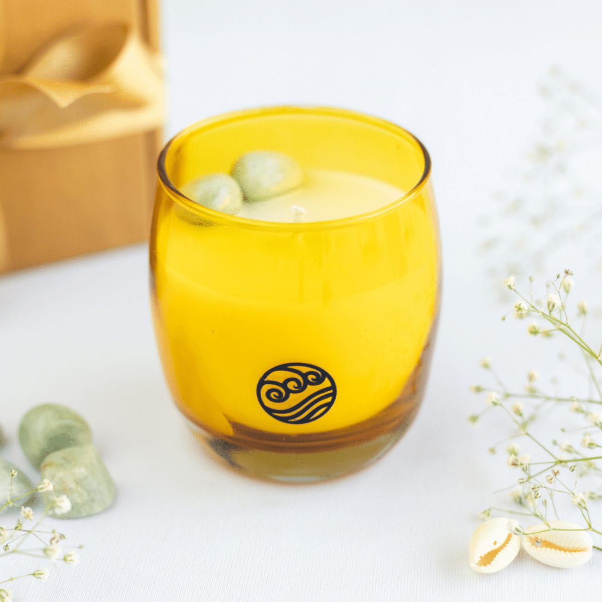 Element Water Candle with Cool Calming Aroma | Verified Sustainable by Brown Living™