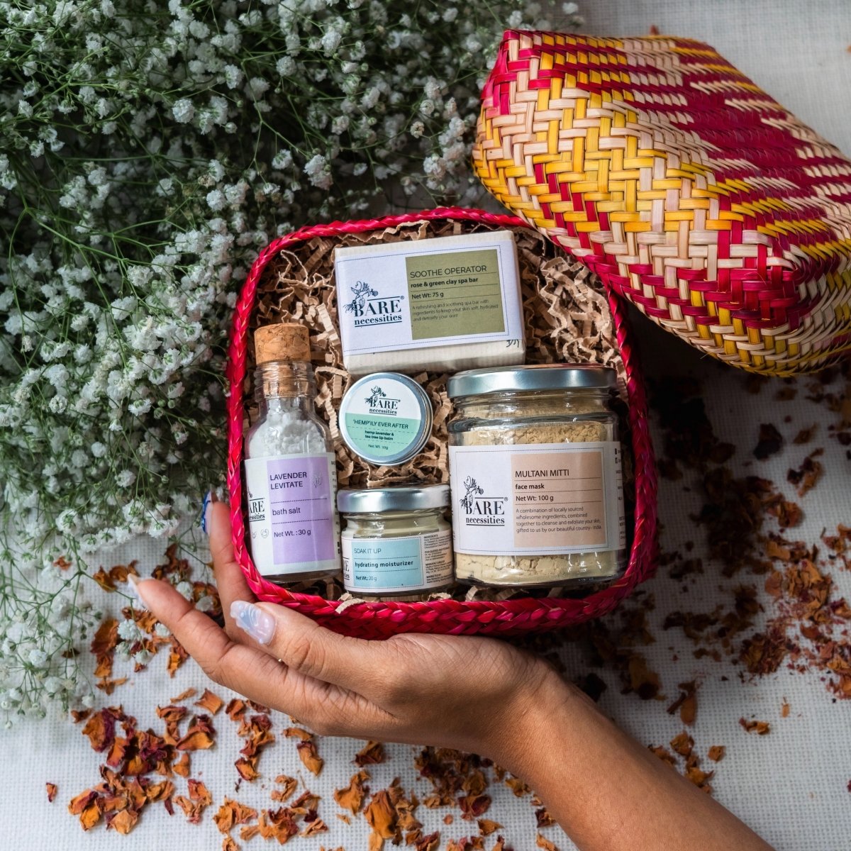 Empower Her Gift Hamper | Sustainable Skincare Essentials for Women – Gift Giving on Brown Living™. SKU: BNWD01 - 1. Img 1.