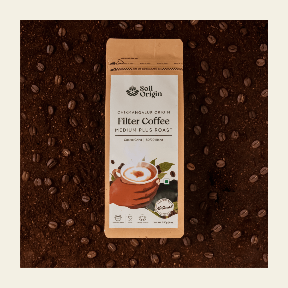Filter Coffee | Chikmagalur Origin | 80/20 Blend | Verified Sustainable by Brown Living™