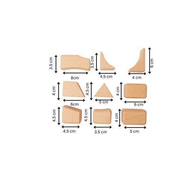 Flo - Waldorf Inspired Wooden Playing Blocks – Sets & Stacking Toys by Saha available on Brown Living™. 5 blocks . SKU: STWB - 0135. Img 11.