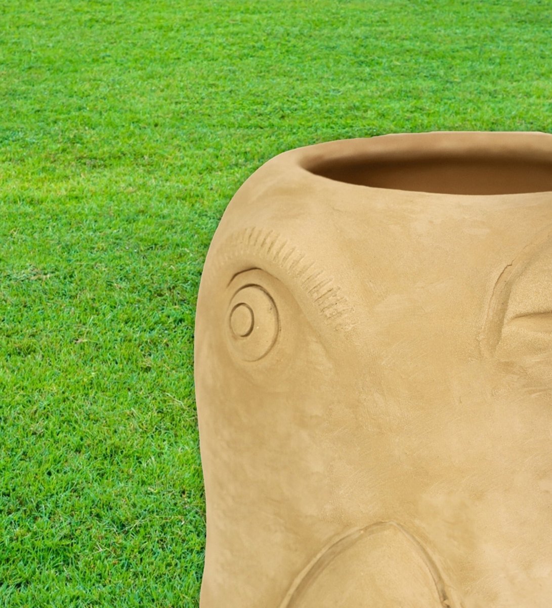 Flora - Fin Dolphin Earthen Planter – Pots & Planters by Swadeh available on Brown Living™. . SKU: 1.00E+09. Img 19.