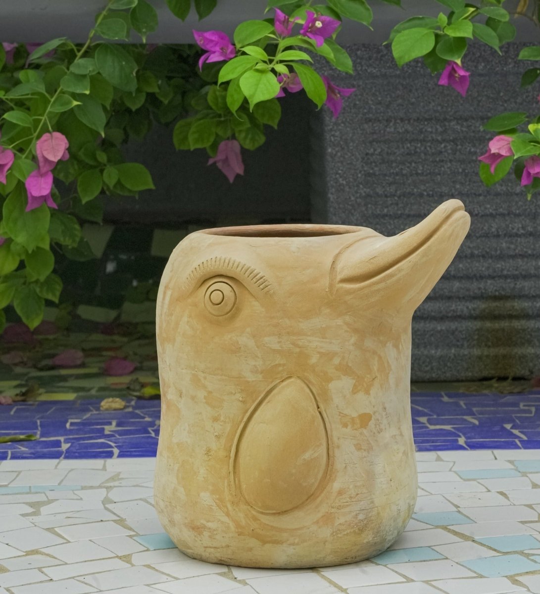 Flora - Fin Dolphin Earthen Planter – Pots & Planters by Swadeh available on Brown Living™. . SKU: 1.00E+09. Img 57.