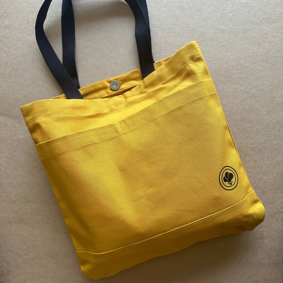 Foldable Cotton Pocket Tote for Daily Use | Verified Sustainable by Brown Living™