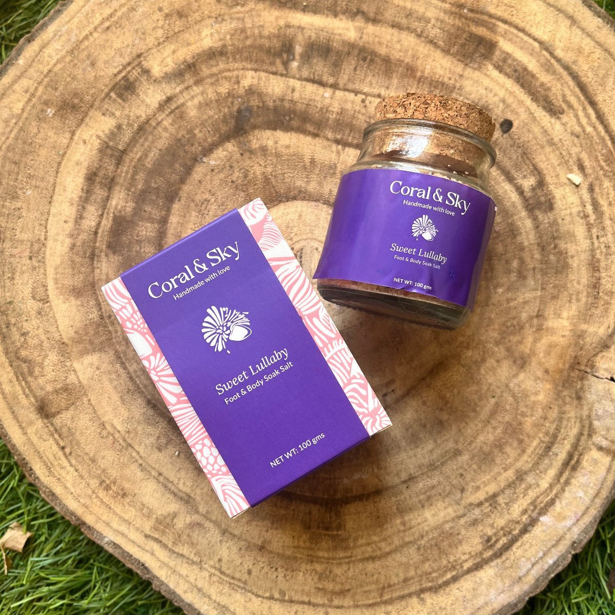 Foot/Body Soak Salt with Epsom, Pink & Sea Salt - Pack of 2 | Verified Sustainable by Brown Living™