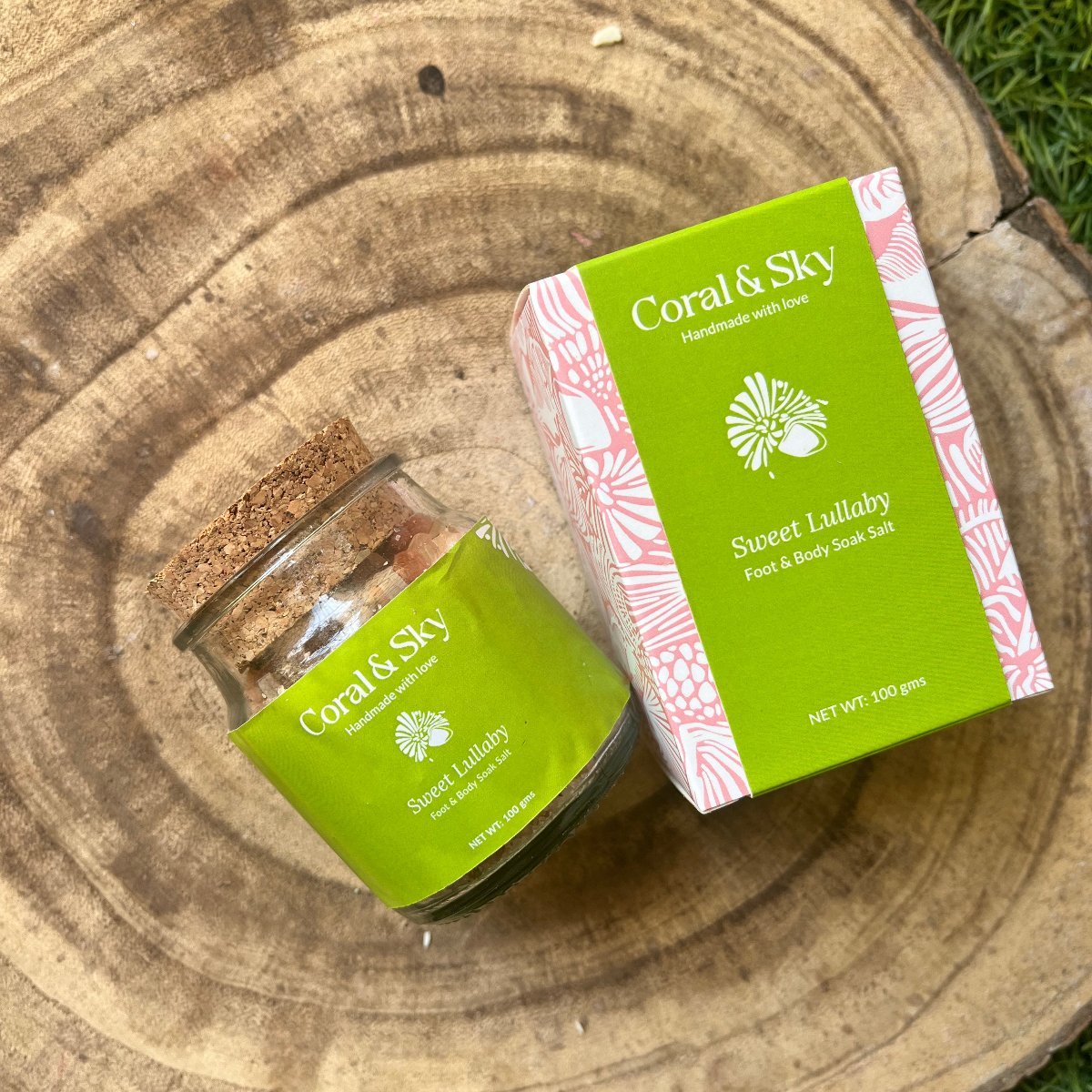 Foot/Body Soak Salt with Epsom, Pink & Sea Salt - Pack of 2 | Verified Sustainable by Brown Living™