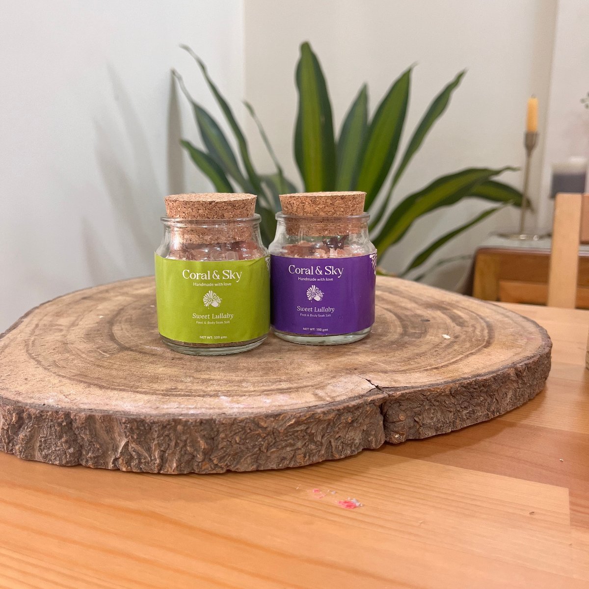 Foot/Body Soak Salt with Epsom, Pink & Sea Salt - Pack of 2 | Verified Sustainable by Brown Living™
