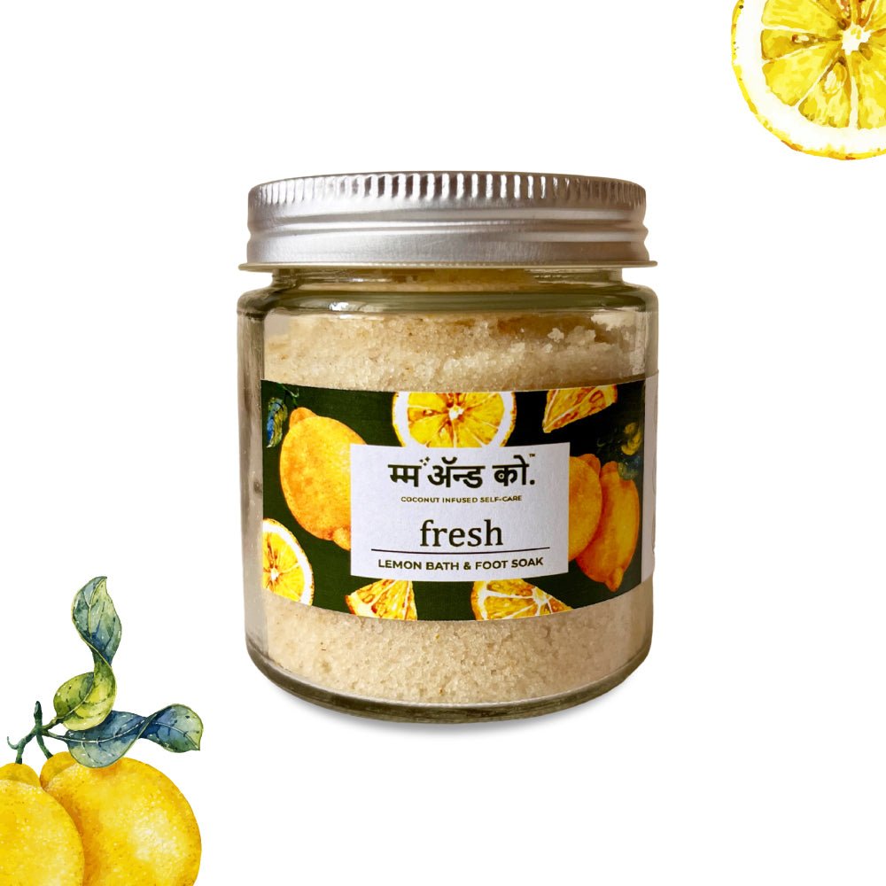 Fresh Bath & Foot Soak | Easy to Dissolve | Fine in Texture | Non Sticky (100 g) – Bath Salt on Brown Living™. SKU: BFS10004. Img 1.