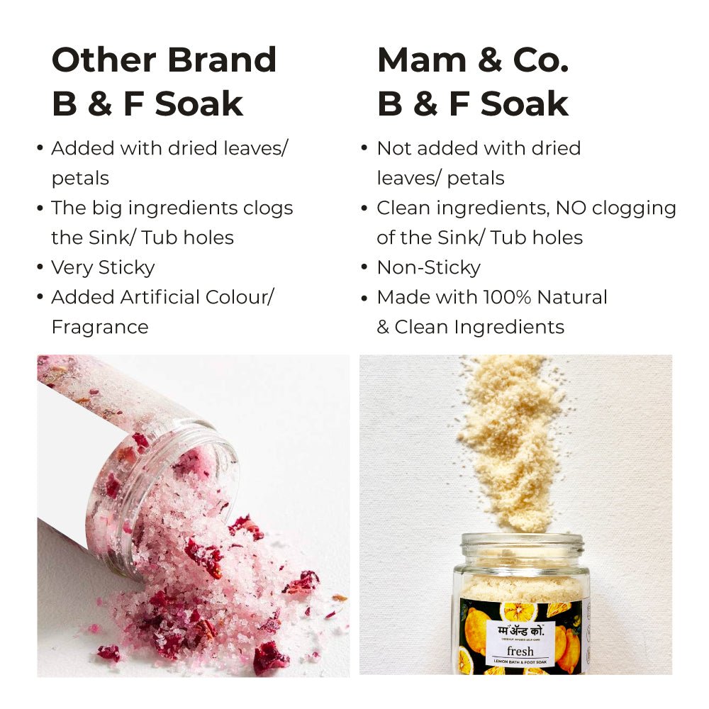 Fresh Bath & Foot Soak | Easy to Dissolve | Fine in Texture | Non Sticky (100 g) – Bath Salt on Brown Living™. SKU: BFS10004. Img 10.