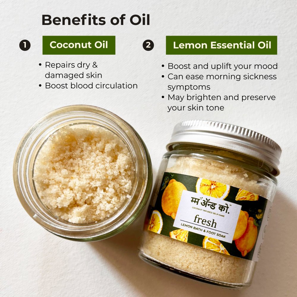 Fresh Bath & Foot Soak | Easy to Dissolve | Fine in Texture | Non Sticky (100 g) – Bath Salt on Brown Living™. SKU: BFS10004. Img 4.