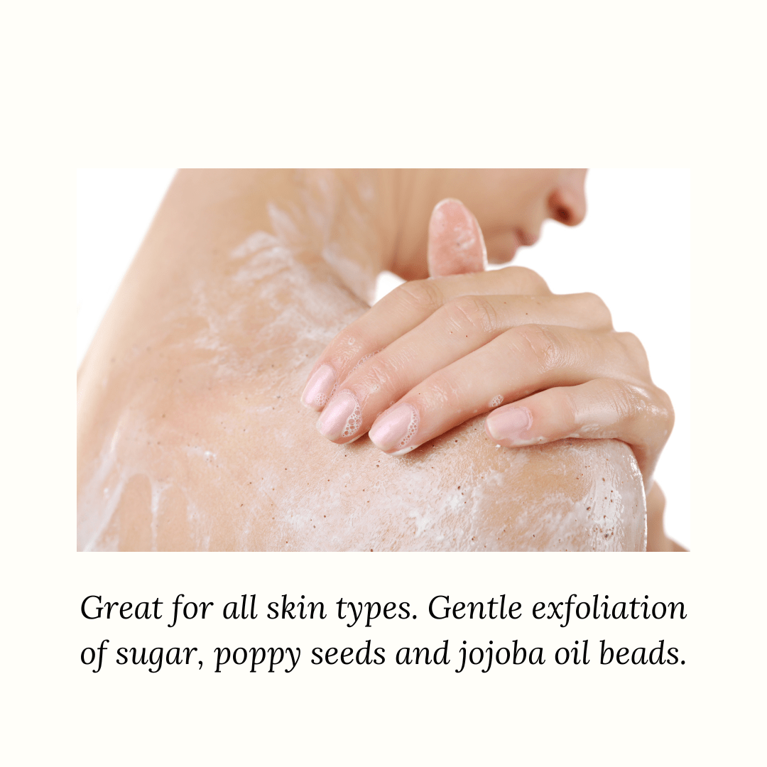 Gentle Sugar Body Scrub with Jojoba Beads | Verified Sustainable by Brown Living™