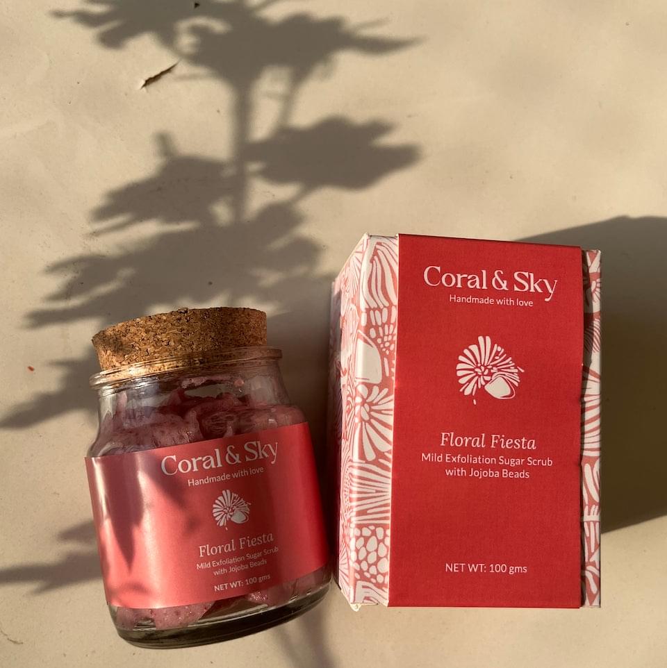Gentle Sugar Body Scrub with Jojoba Beads | Verified Sustainable by Brown Living™