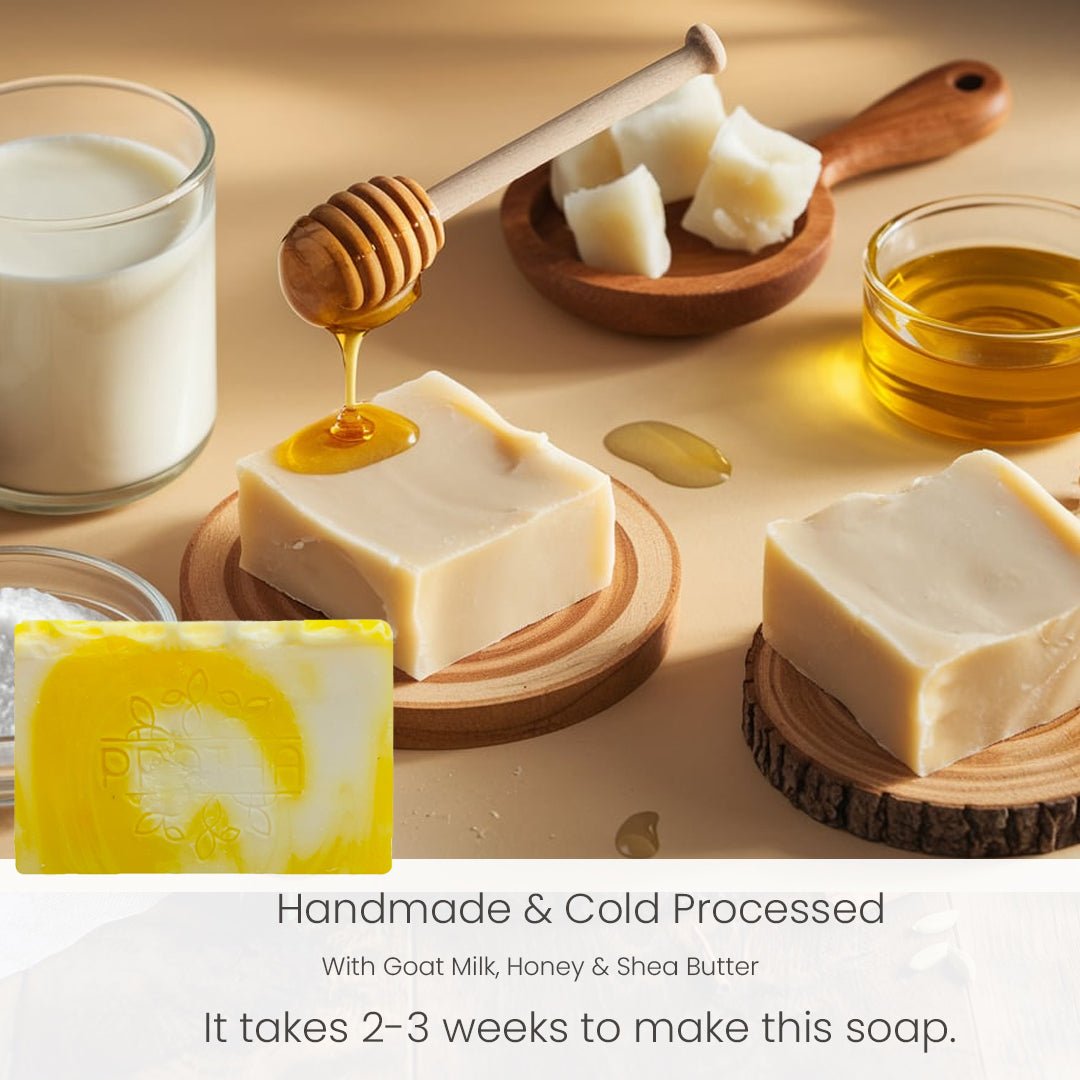 Goat Milk & Honey | Cold Process Handmade Soap – Body Soap on Brown Living™. SKU: phpnl 909111. Img 3.