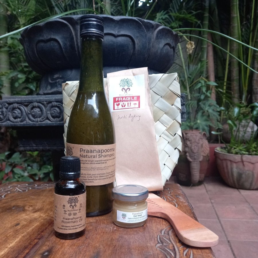 Hair Fall Solution Hamper | Verified Sustainable by Brown Living™