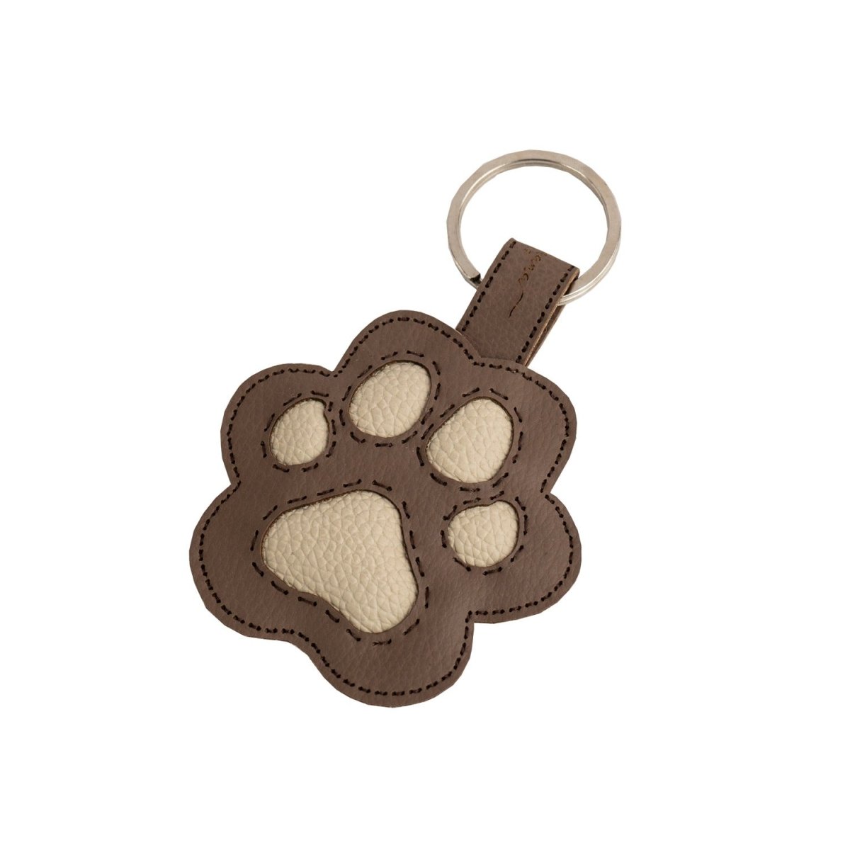 Handcrafted and Upcycled Paw Key Chain | Verified Sustainable by Brown Living™