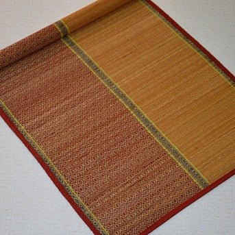 Handcrafted Madurkathi Floor Mat (2ft x 5ft) – Mats & Rugs on Brown Living™. SKU: MKLMAT003D. Img 5.
