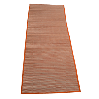 Handcrafted Madurkathi Floor Mat (2ft x 5ft) – Mats & Rugs on Brown Living™. SKU: MKLMAT003B. Img 2.
