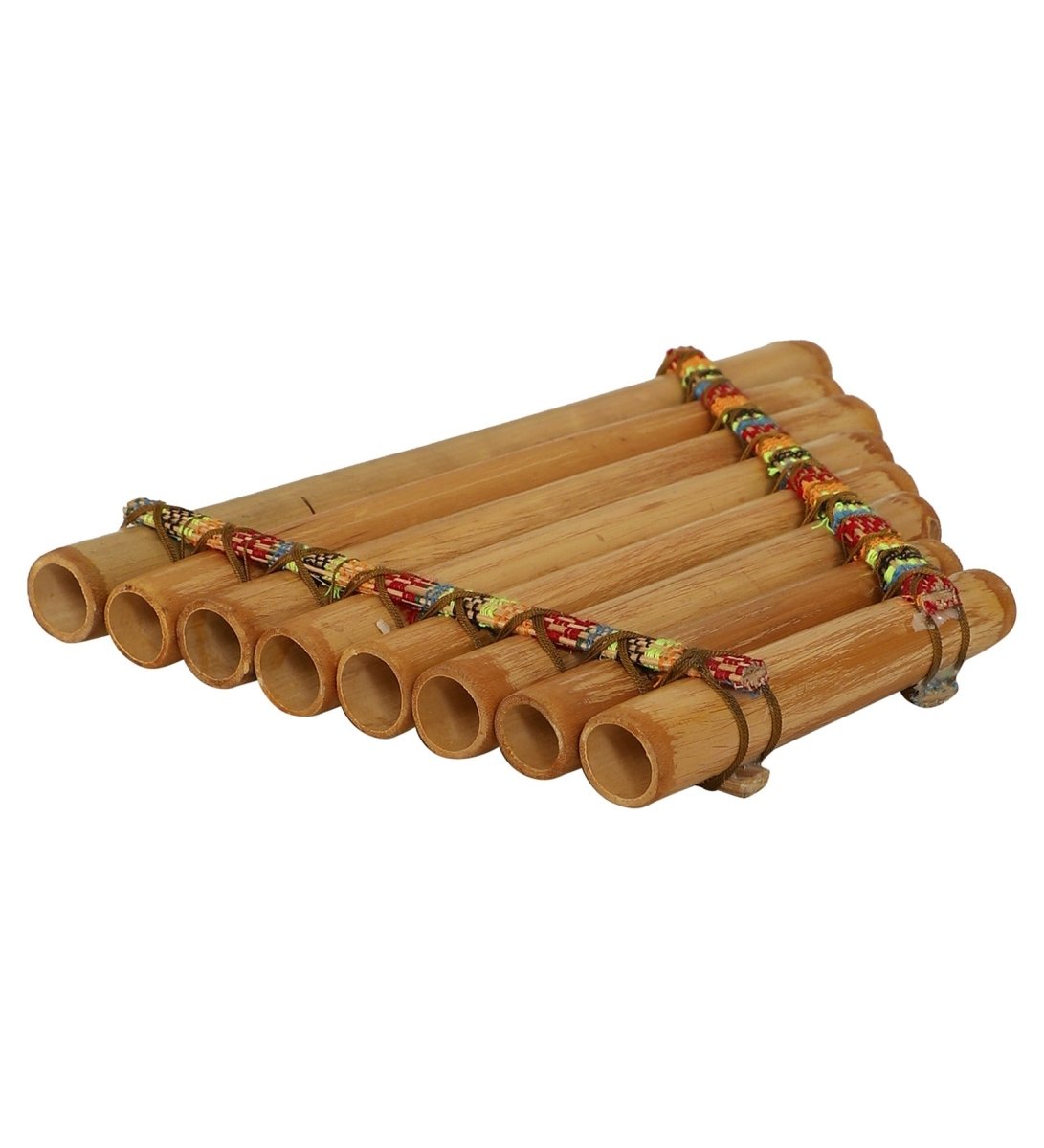 Handmade Bamboo Pan Flute – Musical Instruments on Brown Living™. SKU: SK - BPF - ND - 57 - NT. Img 3.