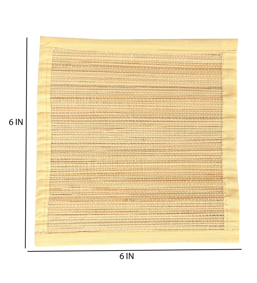 Handmade Bamboo Plain Dining Mat – Set of 13 – Table Linens on Brown Living™. SKU: SK - BDM - RG - 13 - BG. Img 5.