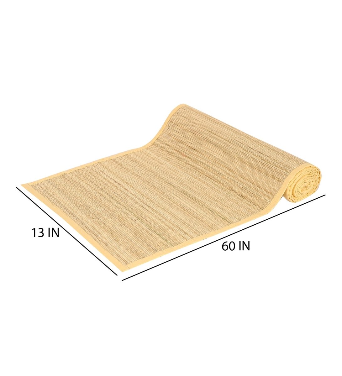 Handmade Bamboo Plain Table Runner – Table Linens on Brown Living™. SKU: SK - BTR - RG - 01 - BG. Img 6.