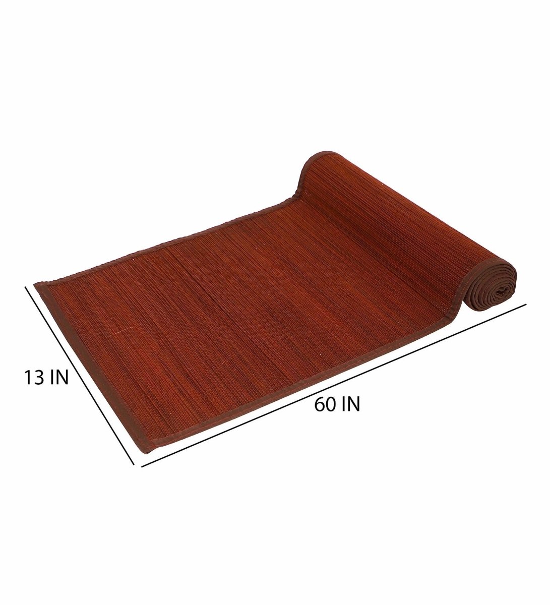 Handmade Bamboo Plain Table Runner – Table Linens on Brown Living™. SKU: SK - BTR - RG - 01 - BR. Img 4.