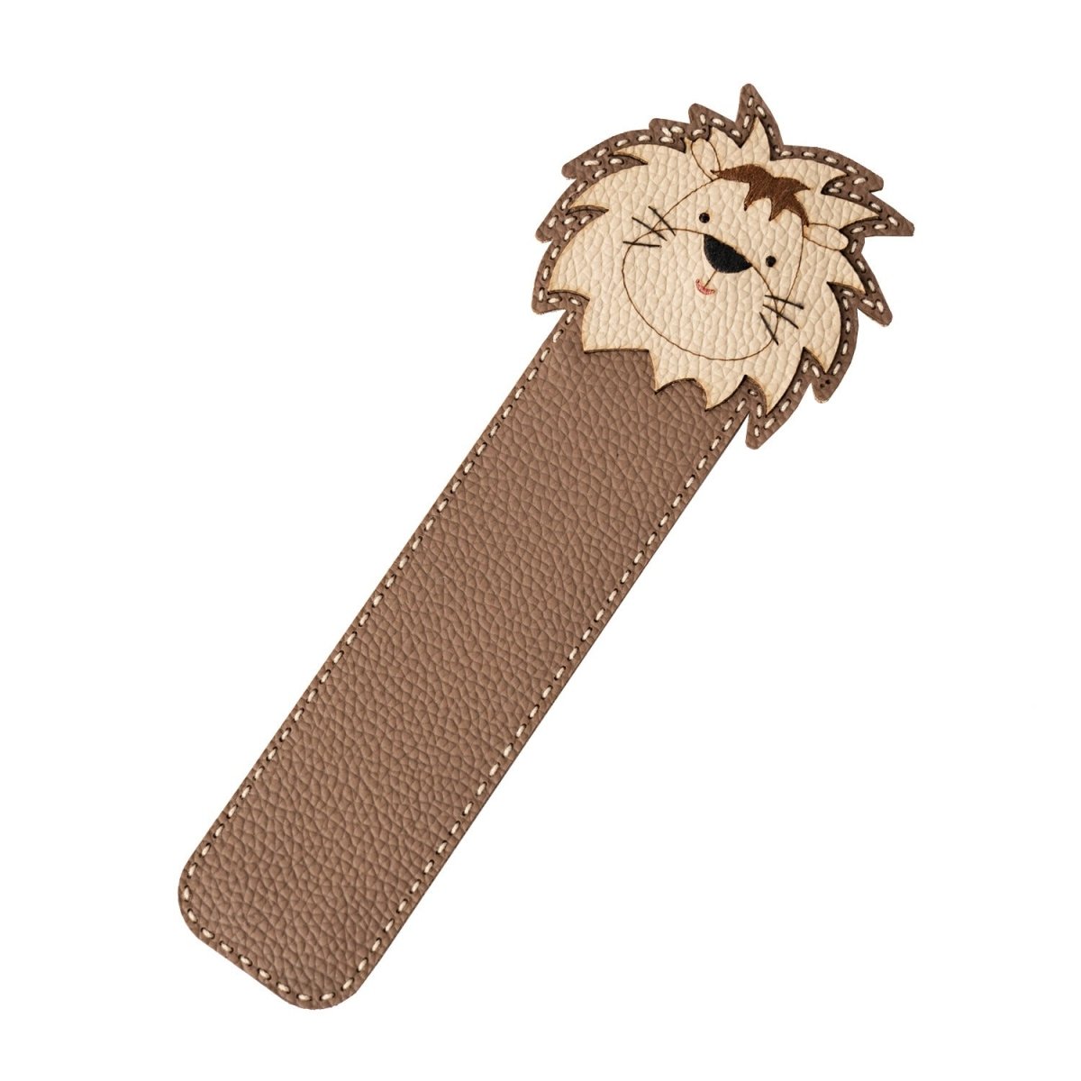 Handmade Lion Bookmark for Booklovers – Bookmarks on Brown Living™. SKU: BO003B. Img 1.